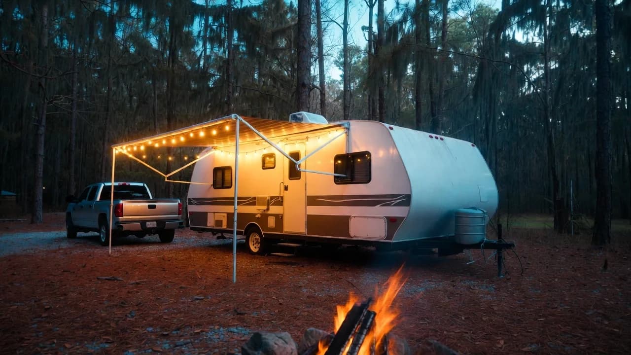 Travel Trailer rental in Huntsville Alabama - sleeps 4-6, perfect for Families with trucks and Campground stays