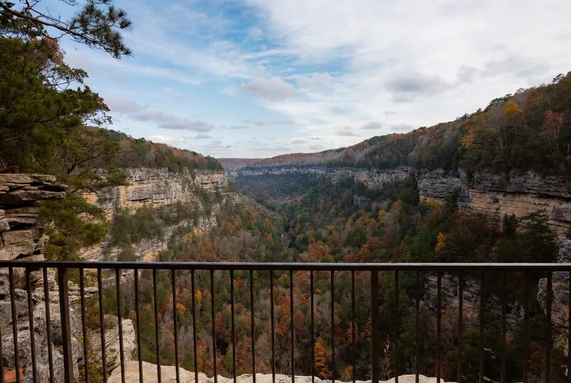 RV rentals in Fort Payne, AL - Little River Canyon Center scenic view