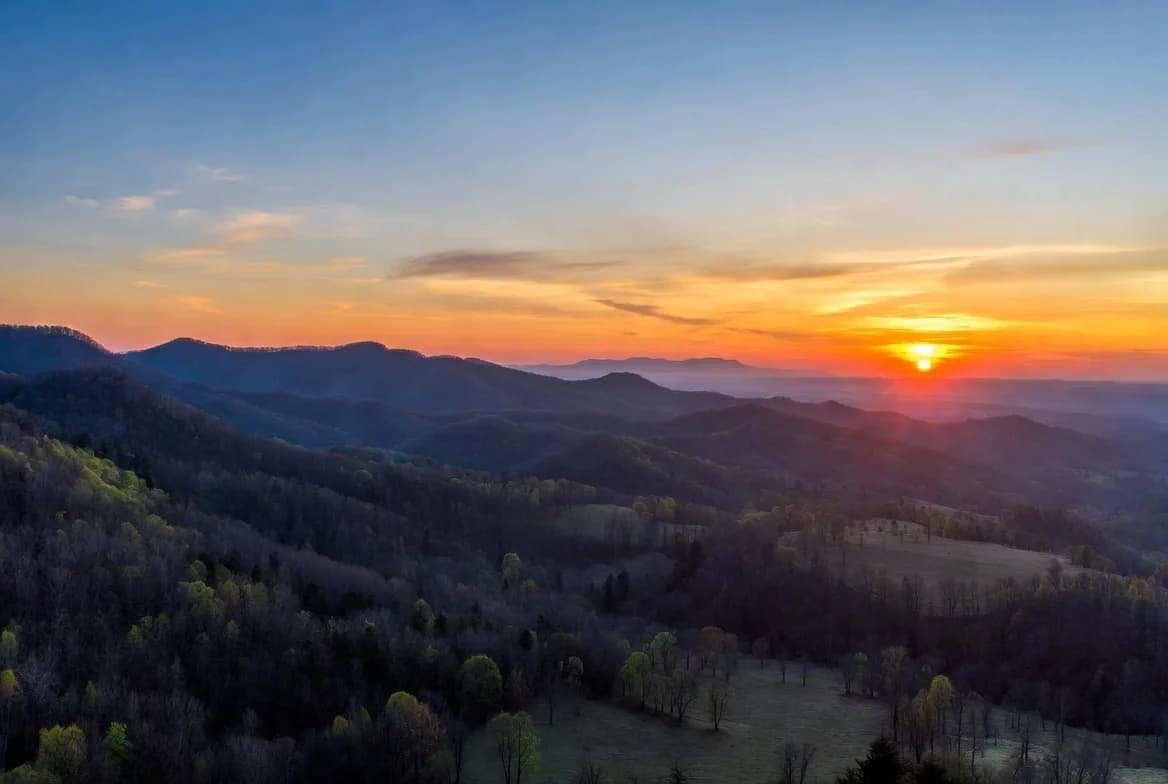 RV rentals in Rainsville, AL - Sand Mountain scenic view