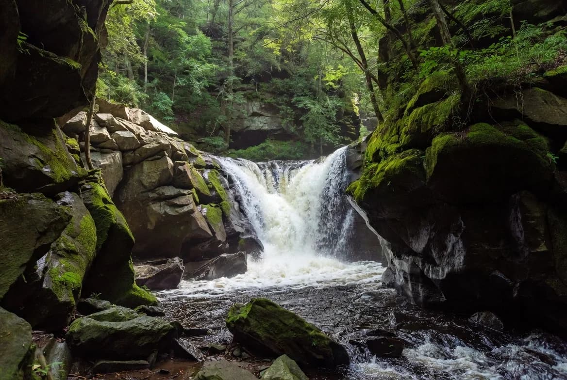 RV camping at Bankhead National Forest - National Forest near Huntsville Alabama with Hiking and Waterfall hunting